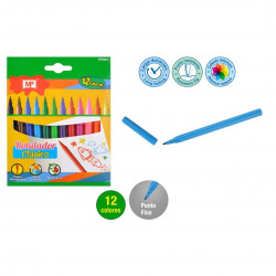 Rotulador Clásico 12 Colores para Niños. Rotuladores de tinta lavable