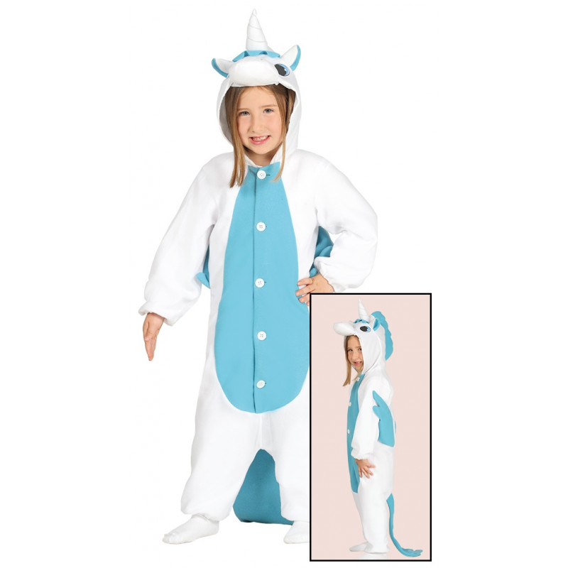 Barón Exclusión Tubería Disfraz de Unicornio Azul Infantil - Pijama de Unicornio para niña | Bazar  Chinatown