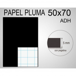 Cartón Pluma 50x70, Negro