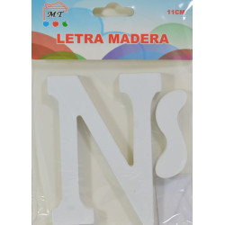 Letra N-Ñ de Madera 11 cm