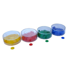 100 Fichas Color Individual