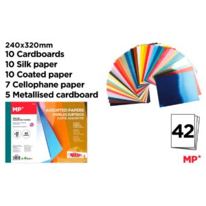 Papel de Manualidades Surtido 42 Hojas