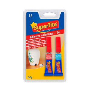 Adhesivo instantáneo + gel supertite 2x3g