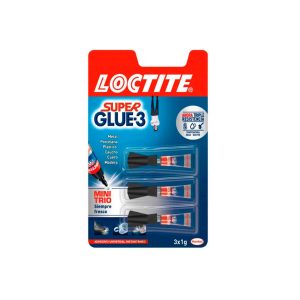 Adhesivo instantáneo super Glue-3 3x1g Loctite