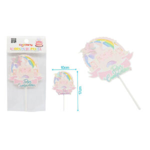 Adorno De Pastel Con Unicornio