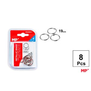 Anillas Metálicas 19mm 8pcs
