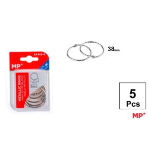 Anillas Metálicas 38mm 5pcs
