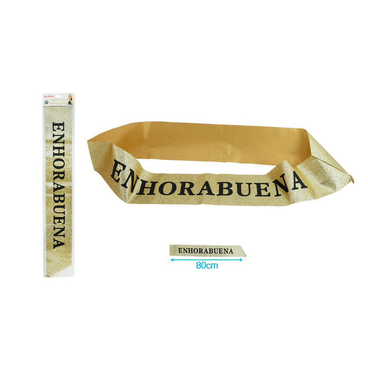 banda-enhorabuena-dorada-bazar-online-bazarchinatown