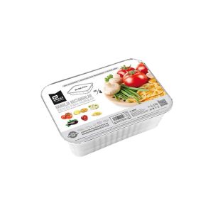 Bandeja aluminio con tapa rectangular 250x185x790 mm 4ud Maxi