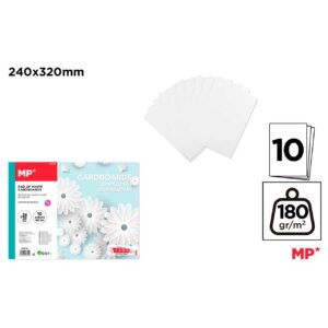 Block Cartulina Blanca 10 Hojas