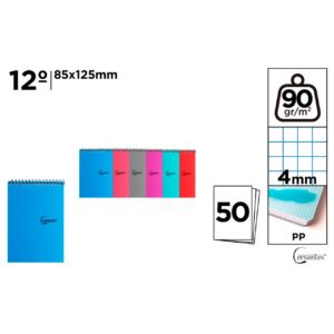 Block PP 85 x 125 mm Cuadros