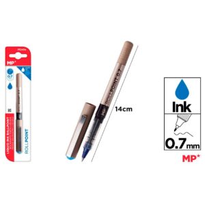 Bolígrafo tinta liquida punta Ball Azul
