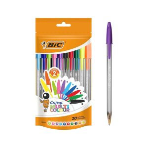 Bolígrafos Bic Cristal 1,6 mm colores surtidos
