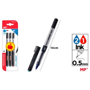Bolígrafos G5 tinta liquida punta ball 3uds