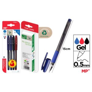 Bolígrafos de tinta de gel punta 0.5mm 4uds