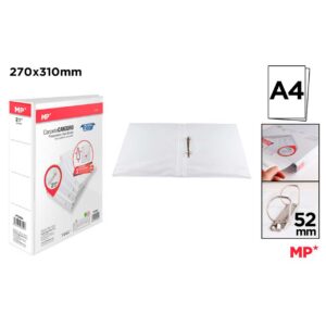 Carpeta Canguro 2 Anillas Blanca 52mm