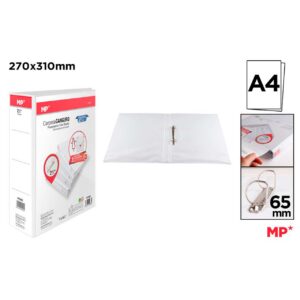 Carpeta Canguro 2 Anillas Blanca 65mm