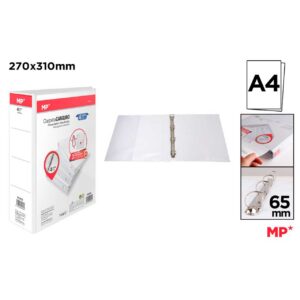 Carpeta Canguro 4 Anillas Blanco 65mm