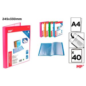 Carpeta con 40 Fundas A4 Portada Personalizable