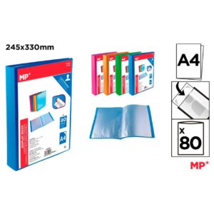 Carpeta con 80 Fundas A4 Portada Personalizable