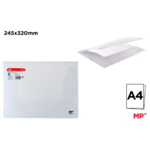 Carpeta con Solapa y Goma A4 Blanco