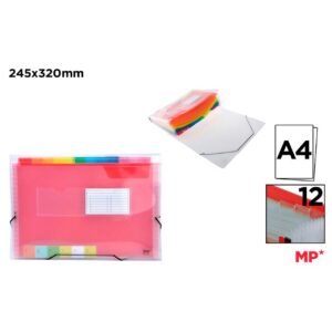 Carpeta Fuelle A4 Goma Multicolor