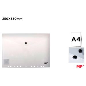 Carpeta Sobre Archivable A4 Transparente