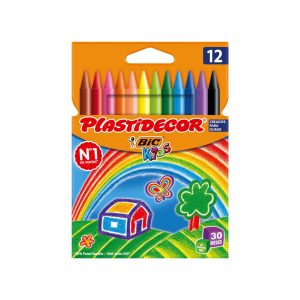 Ceras plastidecor 12 colores Bic Kids
