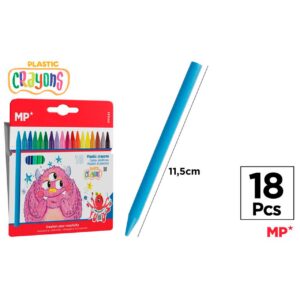 Ceras Plásticas Kids 18uds
