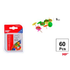 Chincheta de Color 9mm 60pcs