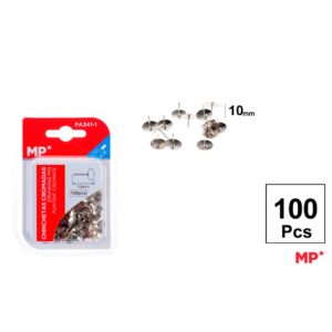 Chincheta Cromada 10mm 100pcs
