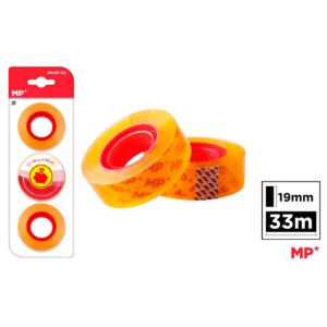 Cinta Adhesiva Transparente 19mm x 33mts