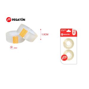 Cinta celo pack de 2 unidades 1.8cm X 35m