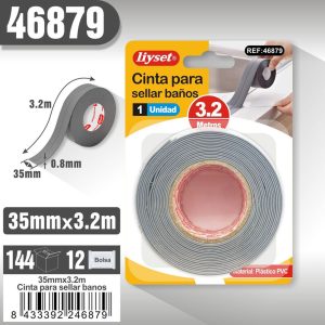 Cinta Para Sellar Baño Gris