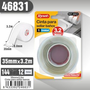 Cinta Para Sellar Baño Transparente