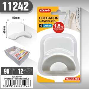 Colgador Autoadhesivo Blanco