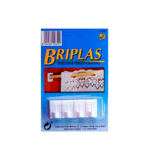 Colgador visillo adhesivo Briplas