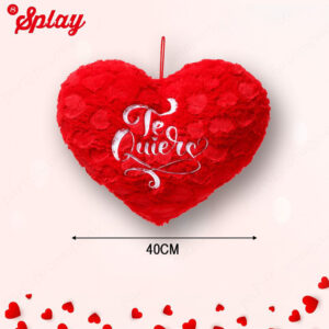 Corazon “Te Quiero” 40'CM Pelo Largo