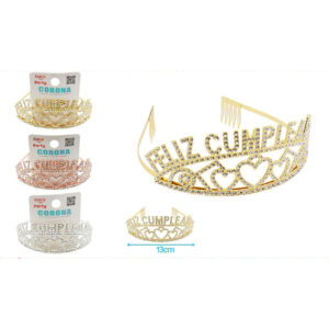 Corona De Corazon “Feliz Cumpleaños”