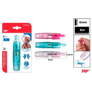 Cinta Corrector 6 mm x 6 m