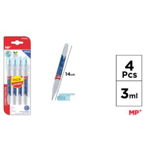 Corrector Bolígrafo Mini 4uds