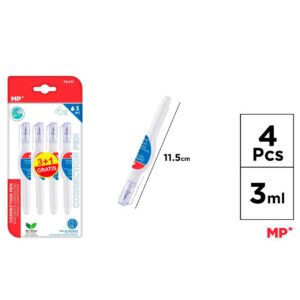 Corrector Bolígrafo Punta Fina 4uds