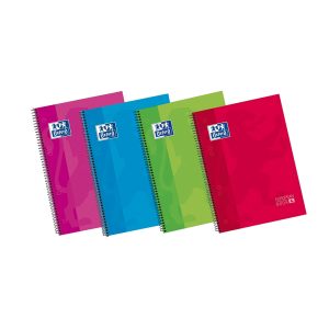 Cuaderno Classic Europeanbook 4 tapa extradura cuadricula 120 hojas A5 Oxford colores surtidos
