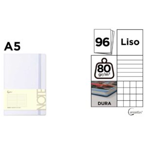Cuaderno de Notas Tapa Forrada Blancos (Tamaños Variable)