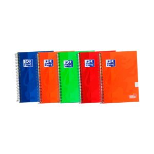Cuaderno espiral Classic con tapa extra dura A5 cuadricula Oxford colores surtidos