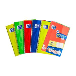 Cuaderno Oxford Folio Write & Erase con tapa extradura colores vivos