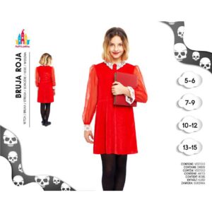 Disfraz Infantil Bruja Roja