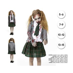 Disfraz Infantil Colegiala Zombie
