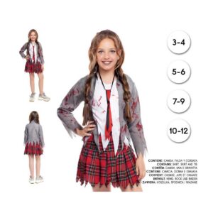 Disfraz Infantil Zombi Colegiala