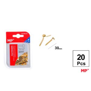 Encuadernadores Dorados 30mm 20pcs